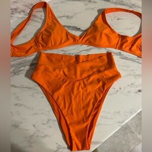 Aerie Bold Orange Bikini